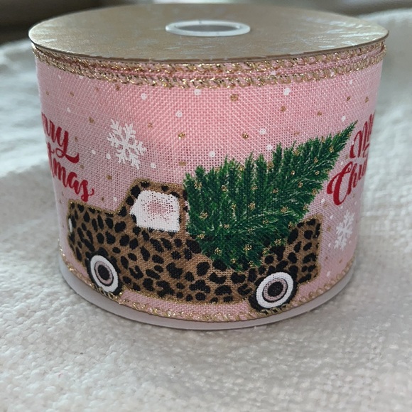 Pink Christmas Ribbon - Picture 3 of 5